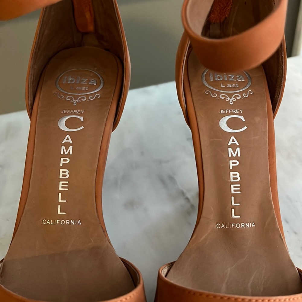 Jeffrey Campbell Ibiza Solace in Salmon Nubuck, Sz 7 - Picture 4 of 8